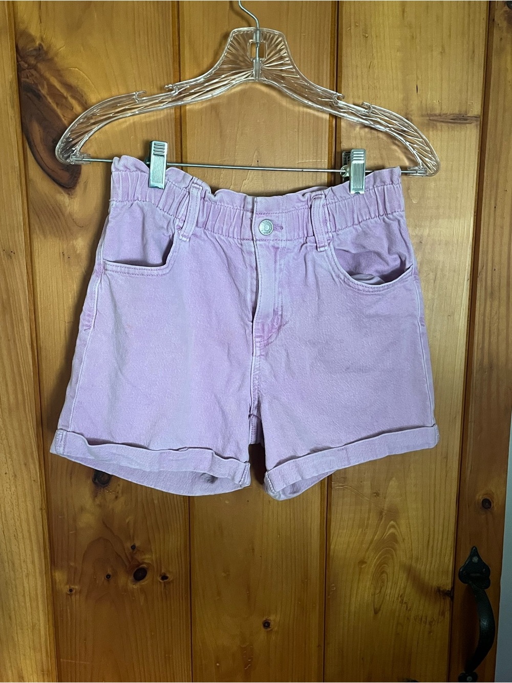 Cat & Jack Lilac Elastic-Waist Cotton Shorts